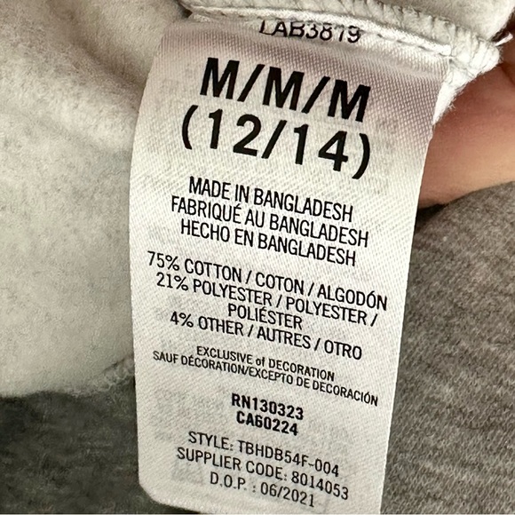 Tommy Hilfiger NWT Boys Grey/Heather Crewneck Sweatshirt Size M (12/14) - Picture 5 of 8